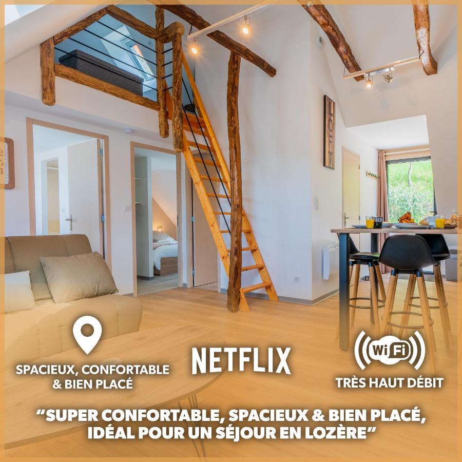 Le Point Sublime - Netflix/Wifi Fibre/Terrasse Daire Banassac Dış mekan fotoğraf
